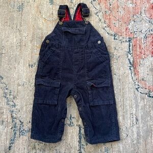 Vintage Oshkosh Y2K Flannel-lined Corduroy Overalls